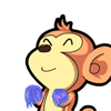 花生猴QQ表情加油