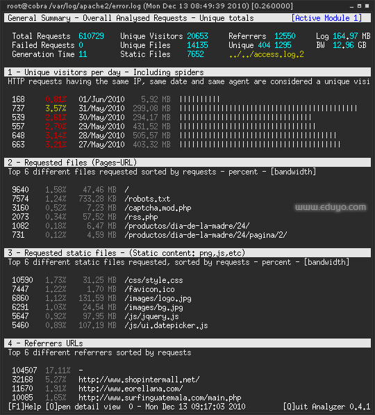 goaccess-general goaccess用法简介