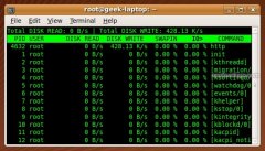 [原创]linux安装查看磁盘io操作工具iotop